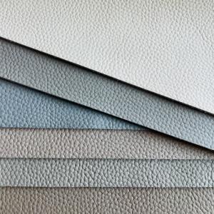 1.6mm Eco Leather Material PU Solvent Free 13 Colors Morandi Style Litchi