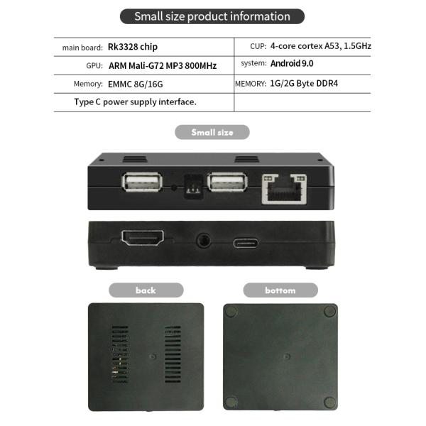 коробка медиа-проигрывателя системы Linux HD андроида 9,0 андроида 8,1 4G 64G EMMC 4K с CEC