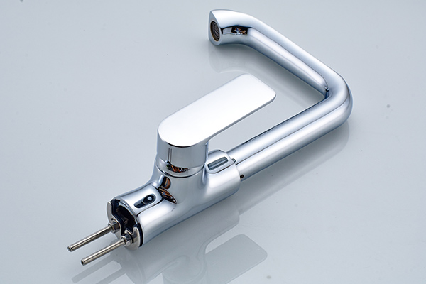 Ceramic Cartridge Kitchen Sink Taps , Single Hole Kitchen Faucet ROVATE