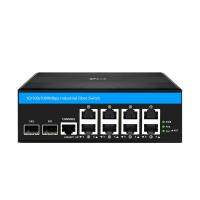 8 ports Gigabit Managed Poe Switch Commutateur Ethernet industriel avec 2SFP+8 RJ45
