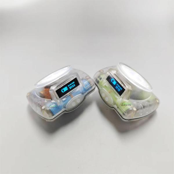 25000lux Oled Screen Led Cordless Mining Safety Cap Lamp Wireless Miner Cap Lamp