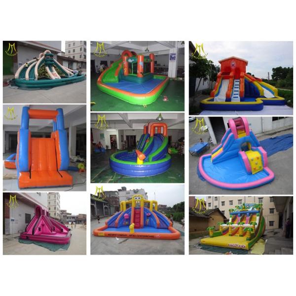 Hansel house lowest price trampoline park inflatable water slide for shopping mall