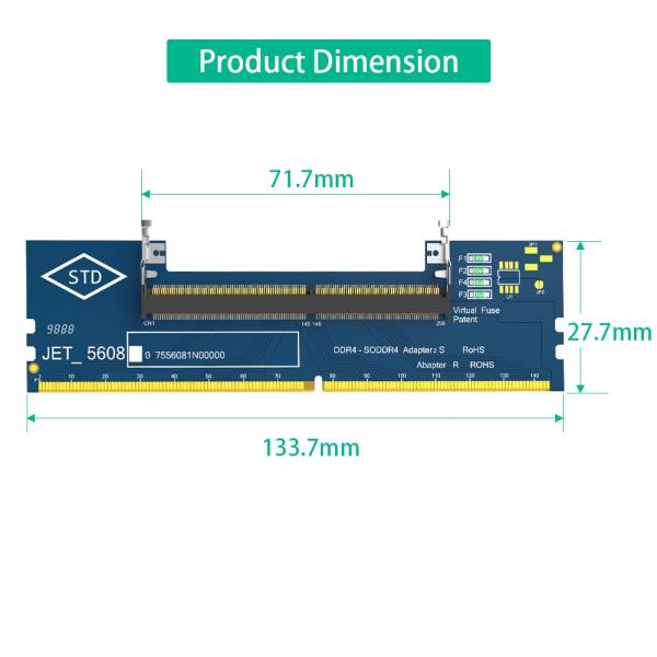 La RAM DDR4 de l'ordinateur portable à l'adaptateur de bureau solution facile et pratique