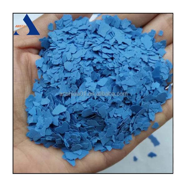 Rubber Coating Decorative Composite Rock Chips Epoxy Floor Flakes 3-6 mm From Hebei