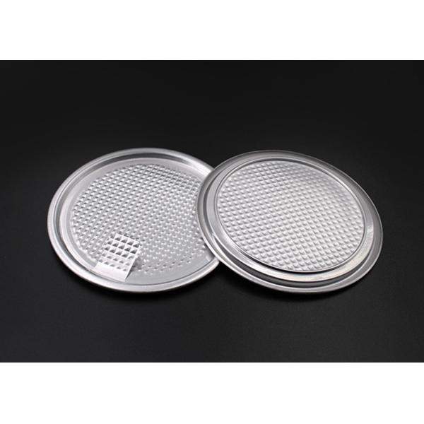65mm 211# Aluminum Easy Open Foil Lid Seals For Food Can Packaging