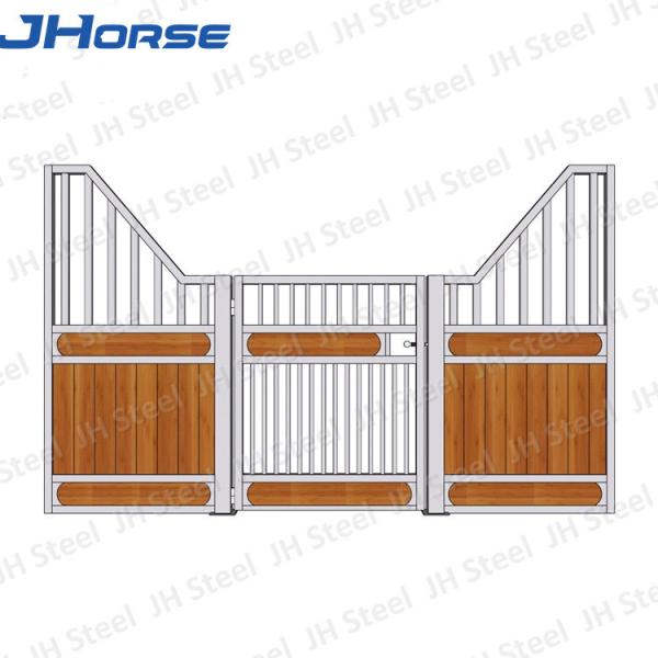 Os painéis revestidos pó da tenda do cavalo, celeiro de cavalo param o material da tubulação de aço