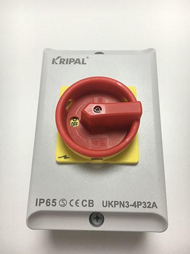 Commercial 10 - 100 Amp Rotary Isolator Switch / Change Over Switch IP65