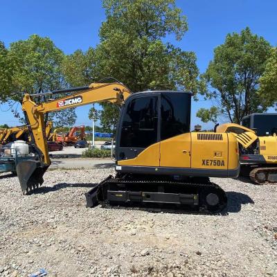 7t Crawler XCMG Excavator XE75DA 0,3m3 Bucket V2607-DI-TE3B Motor