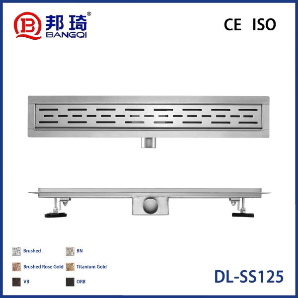 DL-SS125 Drainage de plancher en acier inoxydable européen