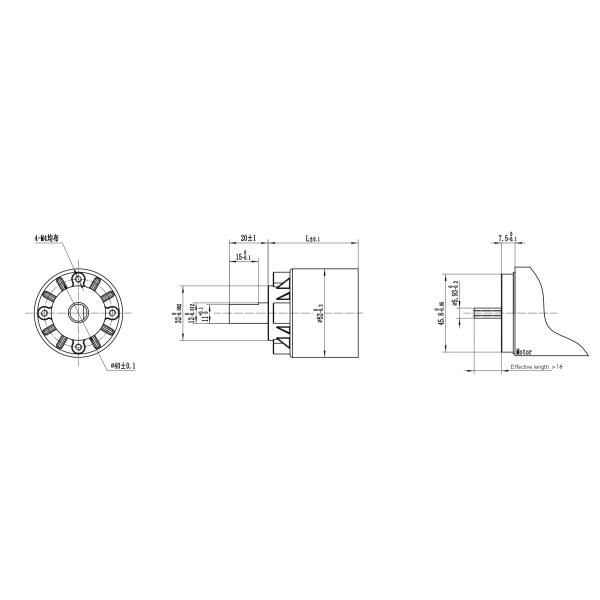 Nema 34 Stepper мотора коробки передач 57mm 1,2 градуса 4 см Kg