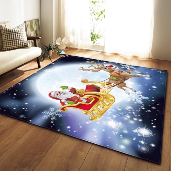Living room large carpet, bedroom floor mat, scenic, artistic, cute, non slip decorative, and cold insulation mat