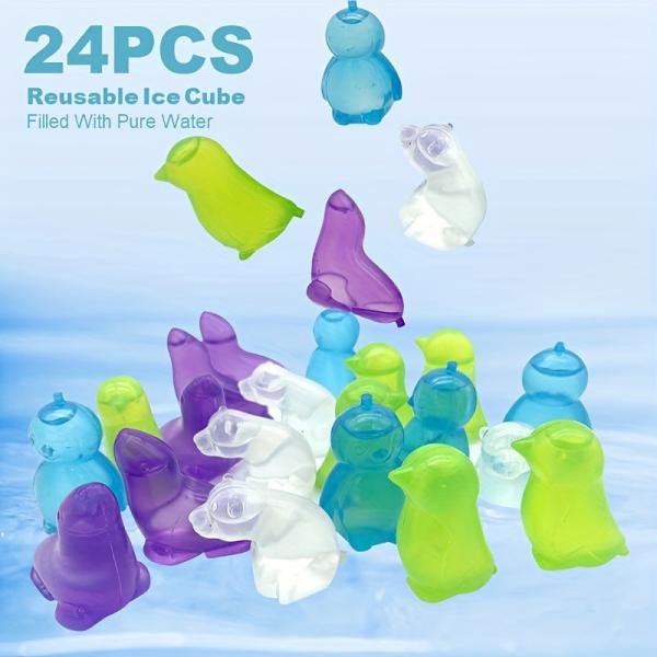 35g Customized Color Reusable Ice Cube Sticks for Freezable Water Bottle Cooling Rods
