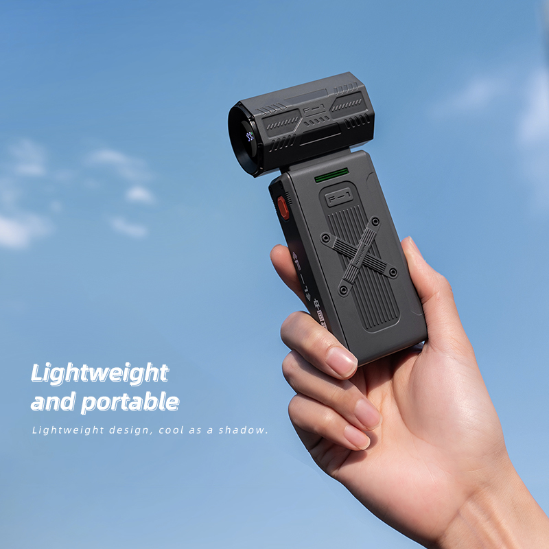 Wholesale 4000mAh Turbo Jet Fan Turbine Air Duster Strong Wind Jet Turbo Fan BBQ Hair Dryer Powerful Mini Jet Fan