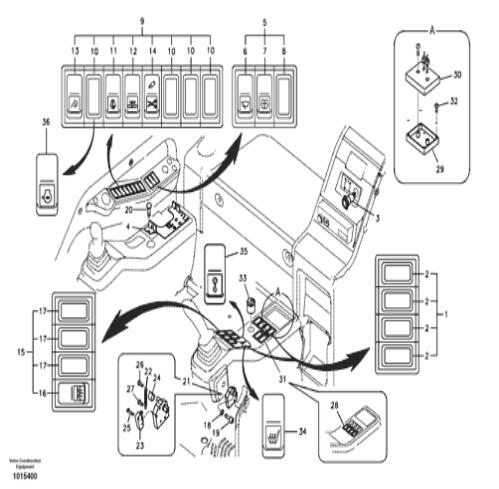 Рычаг замка безопасности VOE14502716 14502716 для частей экскаватора Vo-lvo запасных