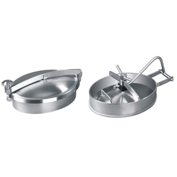 Square Stainless Steel Manhole Cover Ss Hatch Cover Silicon Seal Material