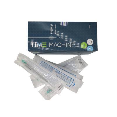 Envio rápido Microcânula estéril 25g 50mm 70mm Agulha de Microcânula de ponta contundente para enchimentos de ácido hialurônico