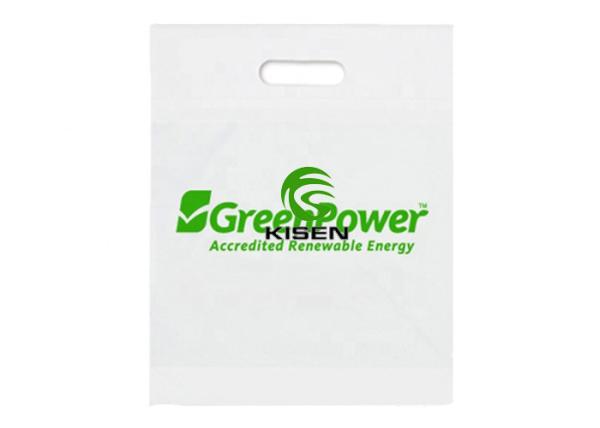 Low Density PE Plastic Bag Heat Seal For Shopping Carry / Packaging Plain Die Cut
