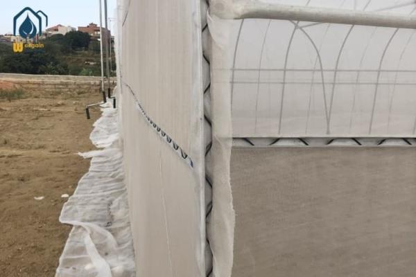 Commercial Tunnel Greenhouse Single Span Plastic Film Greenhouse For Vegetables