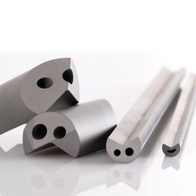 Carboneto de tungstênio aglomerado Ros materiais com furo interno paralelo dobro