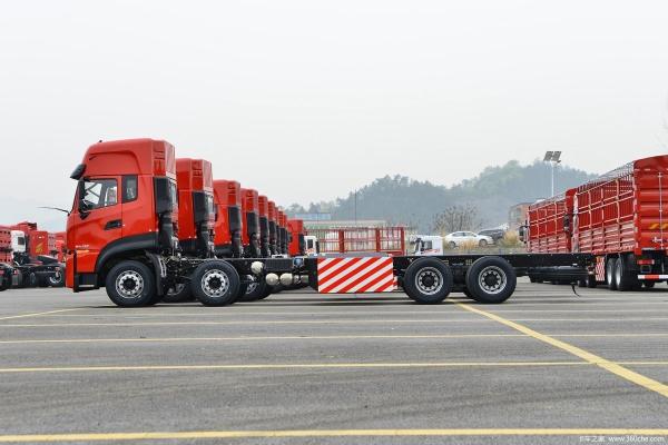 8X4 camião pesado Dongfeng 1-10T camião CNG com combustível diesel e transmissão automática