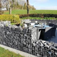 Planteurs de cages en pierre de gabion soudés pour jardinage verticaux modulaires résistant à la rouille