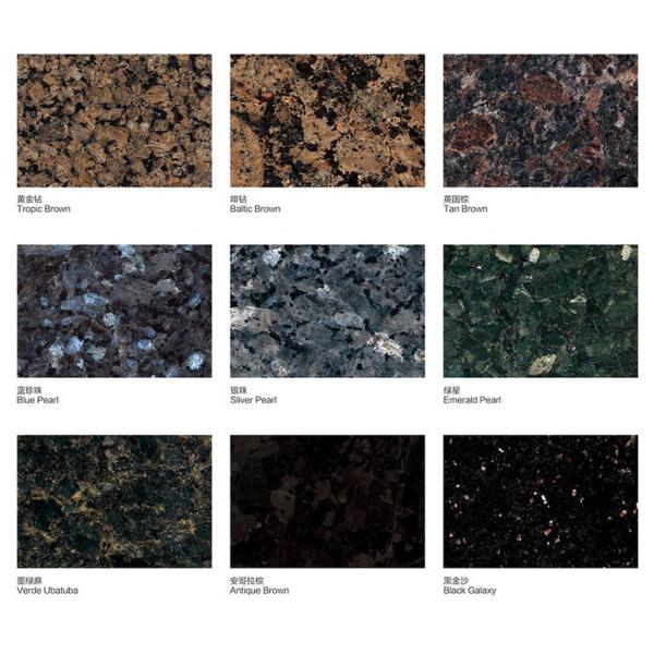 Polished Granite Floor Tiles Tropic Brown Slab For Wall Flooring Tops Stairs