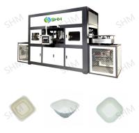 Máquina para hacer utensilios de mesa desechables de caña de azúcar / línea de máquina para hacer placas de pulpa