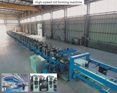 10-20m / o minuto, Panasonic Metal o rolo da plataforma que forma a máquina, de grande resistência com comprimento de onda grande