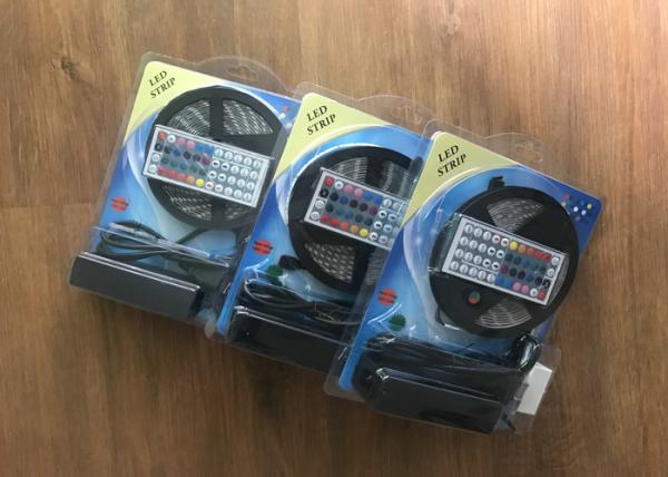 Ultra - Bright Waterproof LED Light Strips SMD 5050 Chips 60pcs One Meter 18LM RGB Color