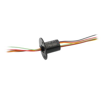 300RPM Miniature Capsule Slip Ring 6 Circuit 2A IP40, Integrated structure design