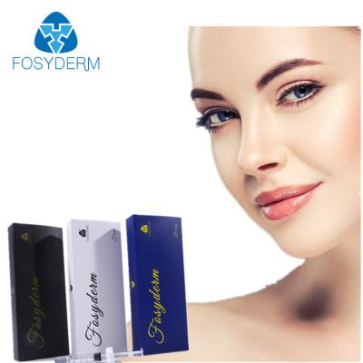 Os HA cruzam o enchimento cutâneo ligado 2ml adicionam 0,3% Lidocaine para o realce do bordo