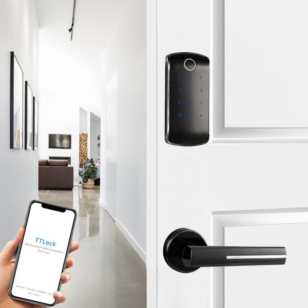 Apartment Home Digital Door Lock Smart Intelligent Lock with Electric Card TT Lock APP
