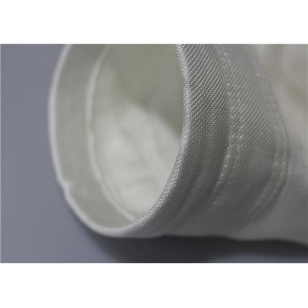 High Efficiency Fiberglass Filter Bag Needle Felt Pocket Type Heat Resistance
