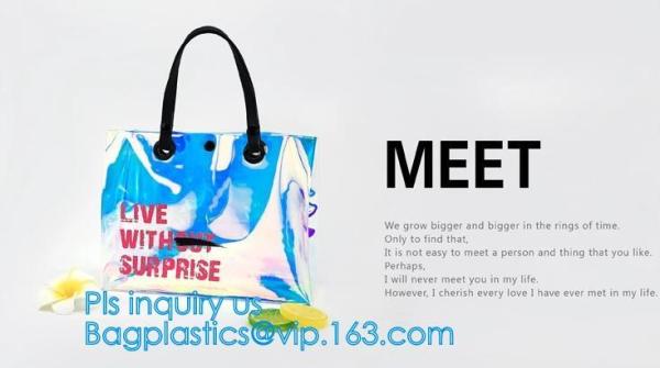 lady woman cosmetic PVC handbag, Fashion Clear Plastic PVC Handbags for Women, Handbags PVC cosmetic bag, HANDLE, CARRIE