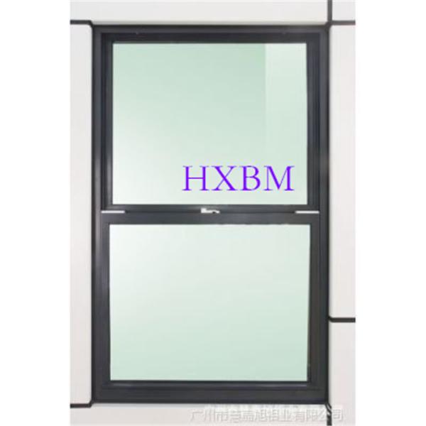 UK Style Aluminum Profile Double Glazed Up And Down Sliding Windows