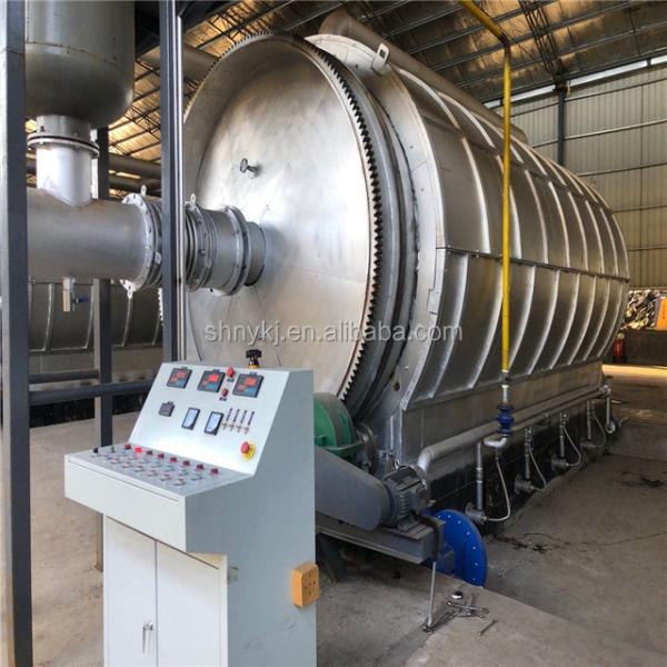 Сырье резина 2022 Тепловой крекинг машины перерабатывает отходы шин в нефтяное оборудование