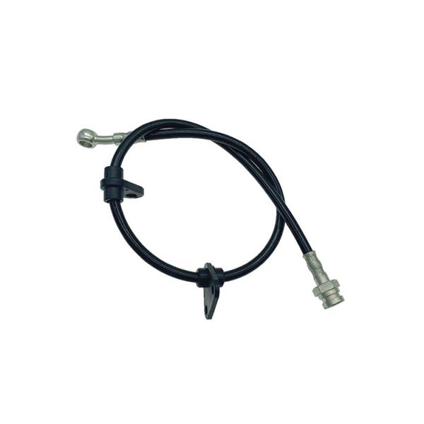 Motorcycle Motor Stainless Steel Braided Hose Assembly SAEJ1401 Anti Aging
