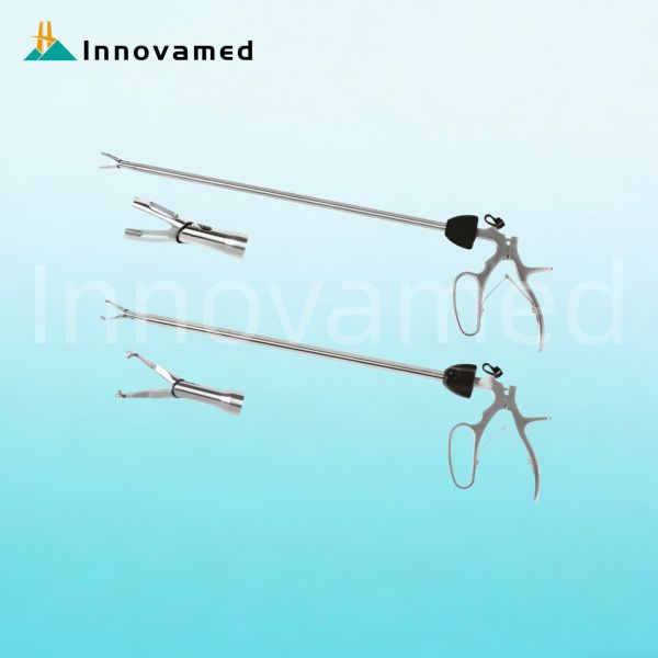 φ10x330mm Reusable Laparoscopic Bulldog Clamp Bulldog Clips For MIS Surgery