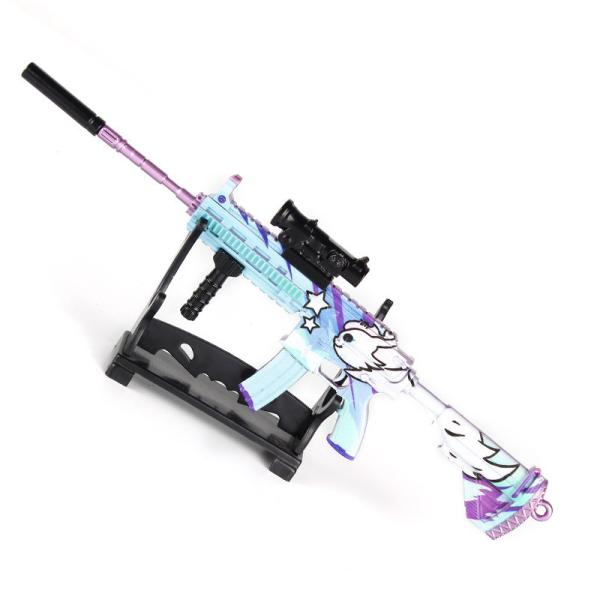 Magic Academy Metal Gun Keychain 22CM M416 Zinc Alloy  Standard