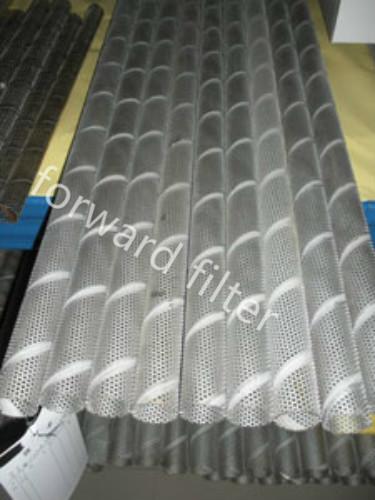 Architecture Spiral Perforated Tube ASTM GB Galvanized Steel For Lighting Fixtures