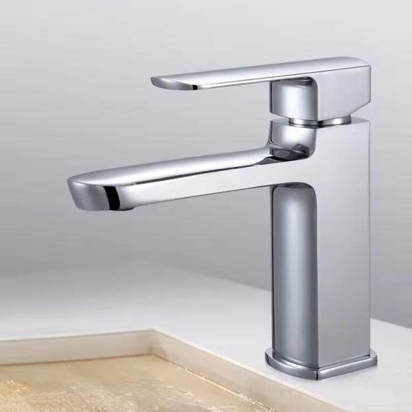 Single Handle Baisn Faucet Hot and Cold Water Mixer for Bathroom