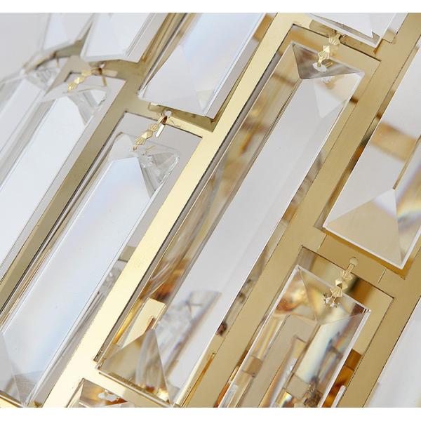 Стена Кристл нержавеющей стали AC220V современная освещает ясный расположенный ярусами Sconce стены Кристл