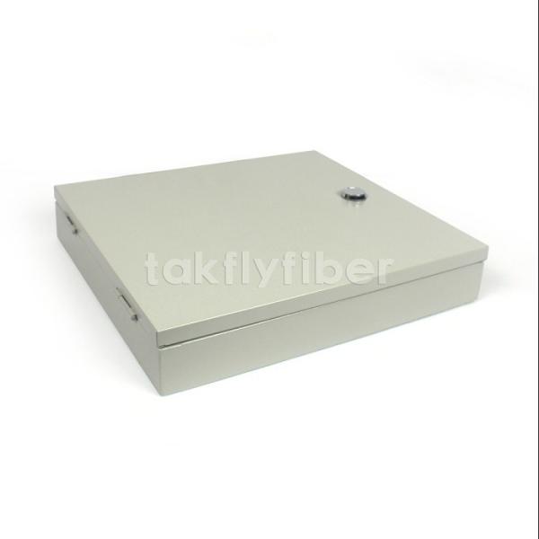 24 Port Outdoor Single Door Wall Mount Fiber Optic Patch Panel Network