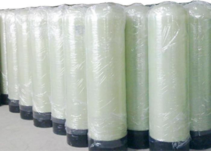 Cylindrical Shape Fiberglass Storage Tank For Water Treatment Above Ground Install