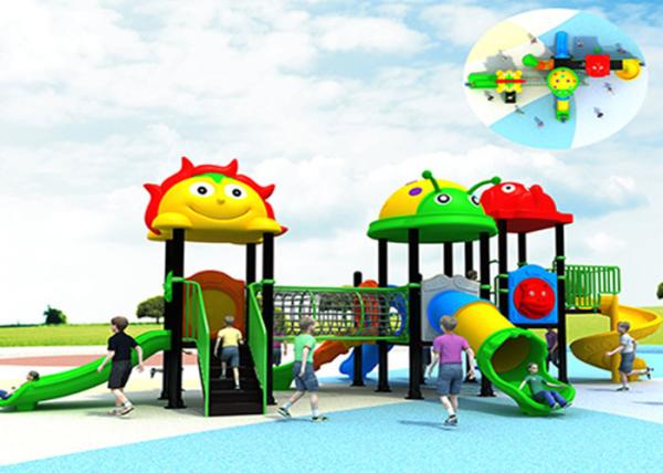 Themed Commercial Outdoor Play Equipment Staticless Skidless ODM Available