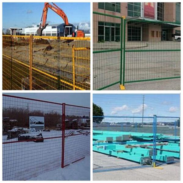 Canada Temporary Privacy Fence , Portable Safety Fence Panels Weather Resistant