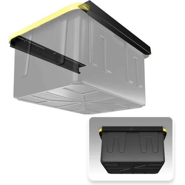 Iron Casting Process Overhead Garage Storage Bin Rack for Customized Tote Organization