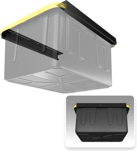 Iron Casting Process Overhead Garage Storage Bin Rack for Customized Tote Organization