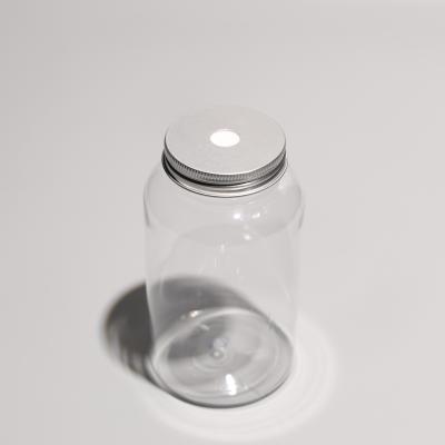 Garrafas de plástico redondas personalizáveis para bebidas
