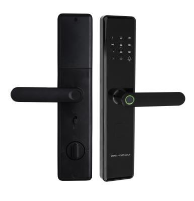 Zinc Alloy IML Intelligent Door Lock Tuya Smart Lock Wifi Bluetooth